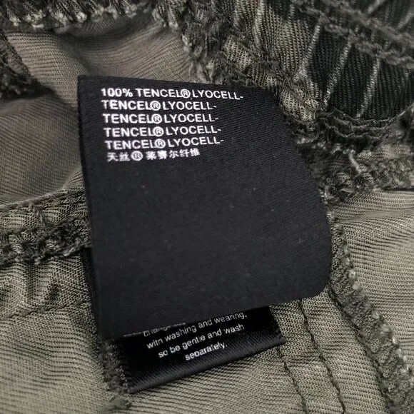 Anthropologie Leda Utility Joggers XS Camo Jogger Pants Drawstring 26.5 Inseam - Picture 9 of 9